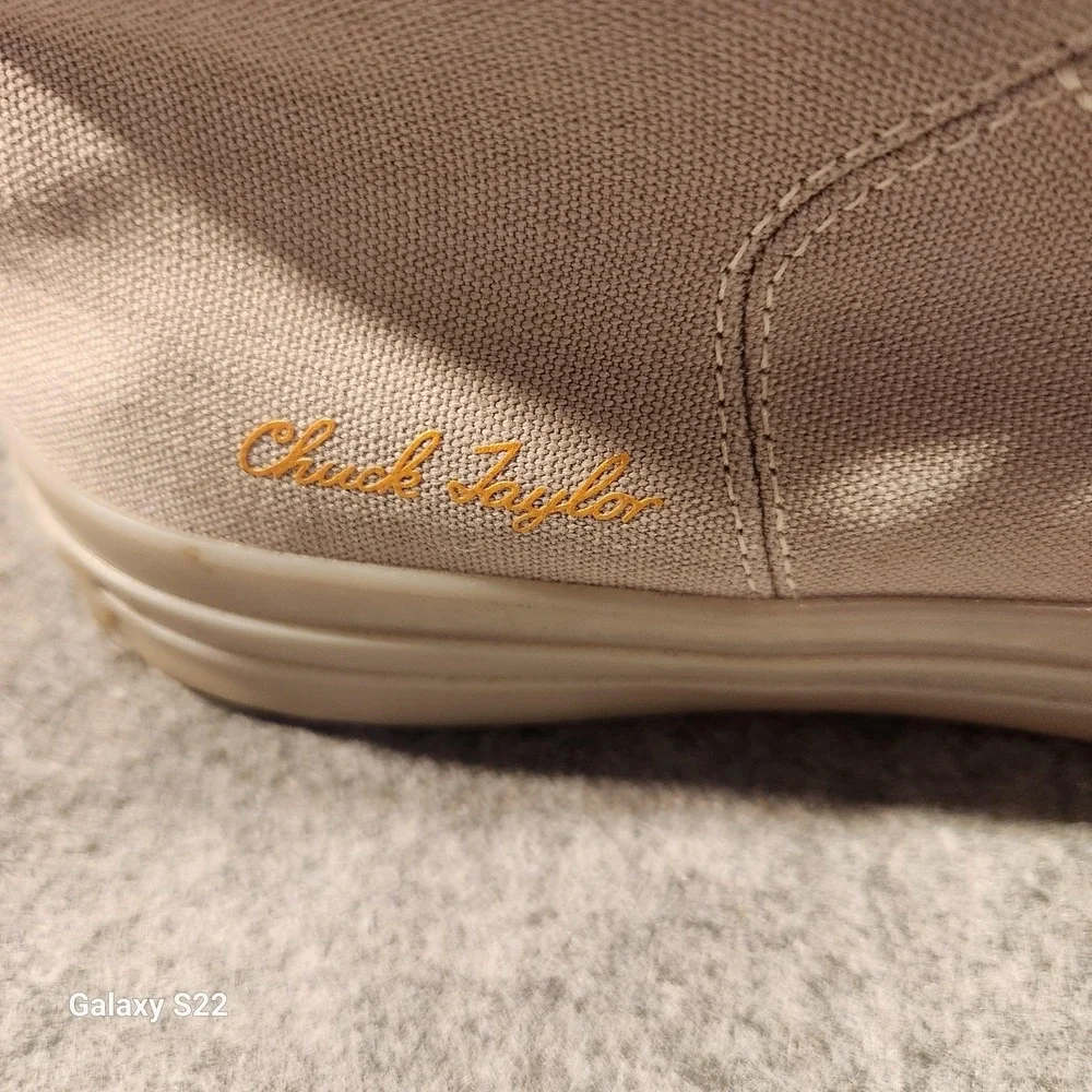 Converse Chuck Taylor All Star Shoes Mens Size 9 High Top Beige Canvas A04583C‎ - Picture 3 of 10
